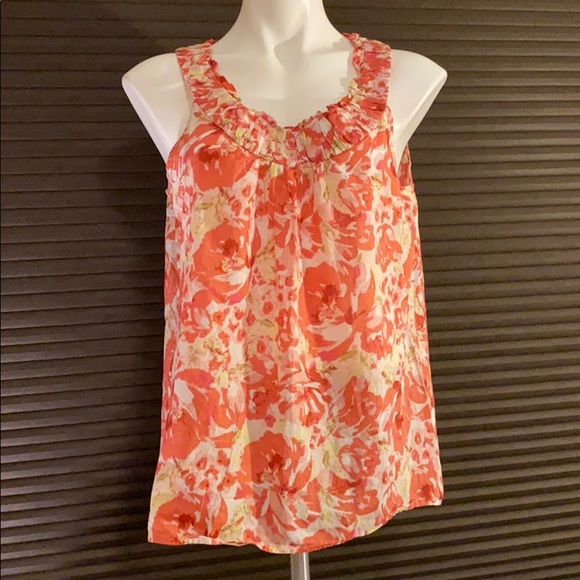 LOFT sleeveless blouse - Picture 1 of 5